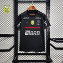 Camisa Preta Refletiva Flamengo 23/24 - Faixa Vermelha e Patrocinios - Lagrife Sport