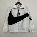 Corta Vento Branco Nike Big Logo - Lagrife Sport