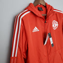 Corta Vento Manchester United Vermelho e Branco - Lagrife Sport