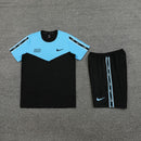 Kit Camisa e Short Nike Repeat Preto e Azul - Lagrife Sport