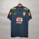 Camisa Brasil - Preta- Todos os patrocinios - Lagrife Sport