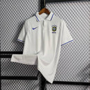 Camisa Polo Brasil <br>Branca - Lagrife Sport