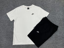 Kit Camisa e Short Nike Fleece Branco e Preto - Lagrife Sport