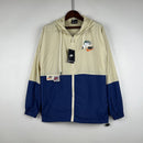 Corta Vento Nike Azul e Bege Triple Logo - Lagrife Sport