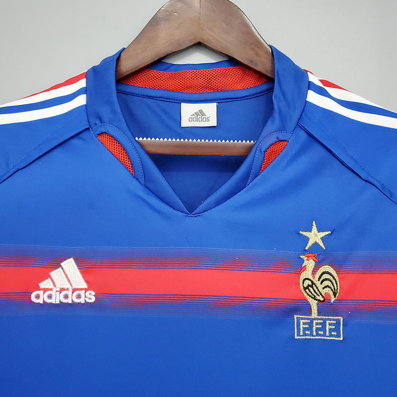 Camisa França Retrô 2004 Azul - Adidas