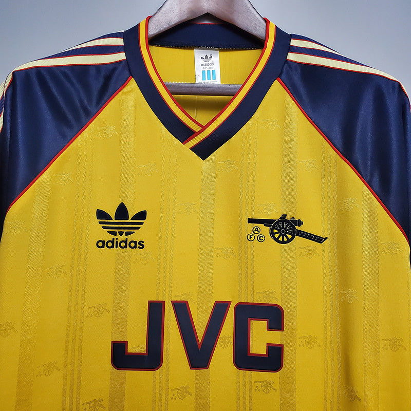 Camisa Arsenal Retrô 1988/1989 Amarela - Adidas