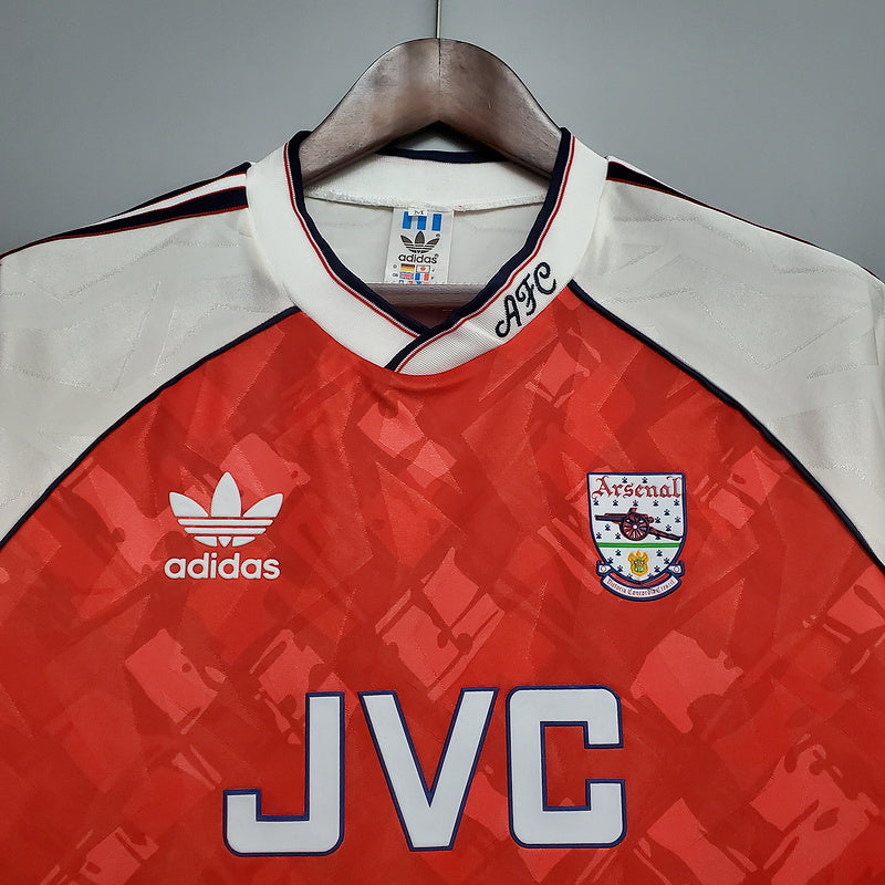 Camisa Arsenal Retrô 1990/1992 Vermelha - Adidas