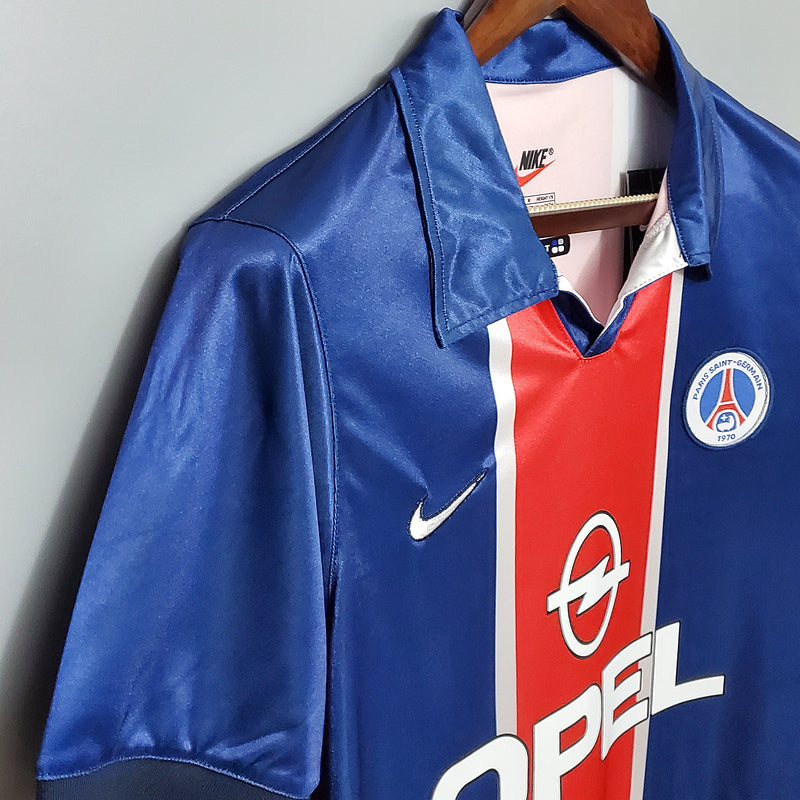 Camisa PSG Retrô 1998/1999 Azul e Vermelha - Nike