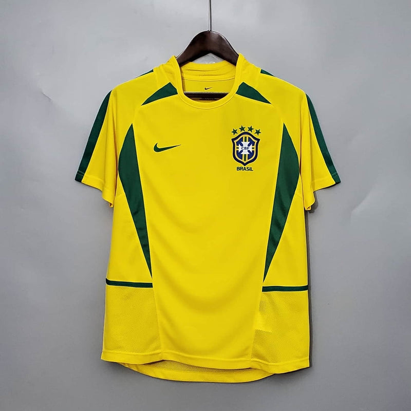 Camisa Seleção Brasileira Retrô 2002 Amarela - Nike