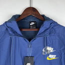 Corta Vento Nike Azul Triple Logo - Lagrife Sport