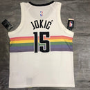 Regata Branca NBA Denver Nuggets Jokic 15 - Lagrife Sport