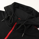 Conjunto Nike Repeat Preto e Vermelho - Lagrife Sport