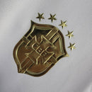 Camisa Polo Brasil Branca e Dourada Gold - Lagrife Sport