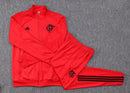 Conjunto Vermelho Flamengo Pré Jogo 23/24 – Ziper Total - Lagrife Sport