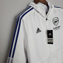 Corta Vento Arsenal Branco e Preto - Lagrife Sport