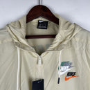 Corta Vento Nike Azul e Bege Triple Logo - Lagrife Sport