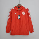 Corta Vento Manchester United Vermelho e Branco - Lagrife Sport