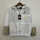 Corta Vento Branco Jordan + Bag - 2 em 1 - Lagrife Sport