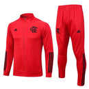 Conjunto Vermelho Flamengo Pré Jogo 23/24 – Ziper Total - Lagrife Sport
