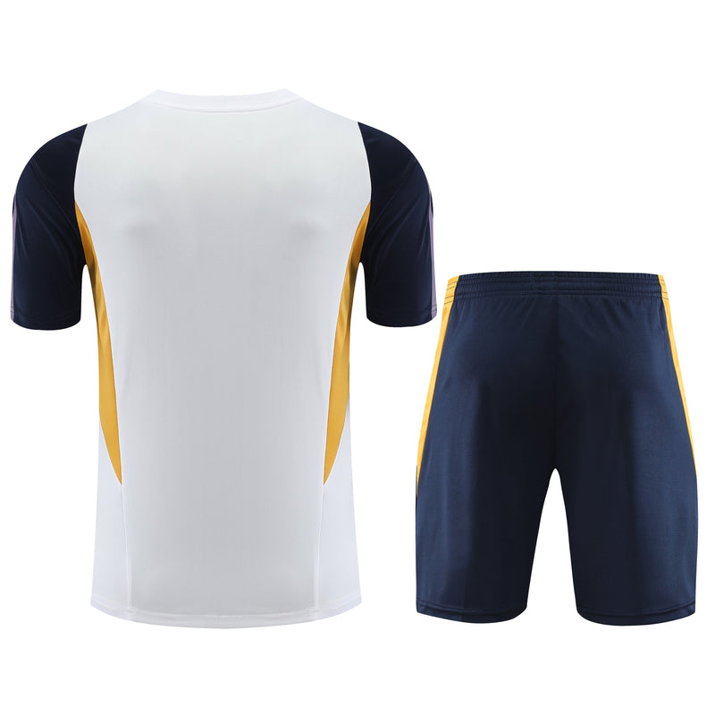 Kit de Treino Real Madrid I 23/24 - Branco e Azul