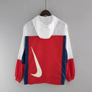 Corta Vento Swoosh Nike Branco x Vermelho - Lagrife Sport