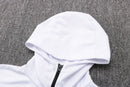 Conjunto PSG Tech Fleece Branco x Preto - Lagrife Sport