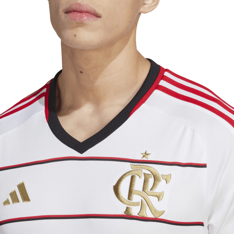 Camisa Flamengo II 23/24 Adidas - Branco