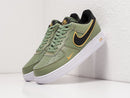 TÊNIS NIKE AIR FORCE 1 DOUBLE SWOOSH OLIVE GOLD BLACK - Lagrife Sport