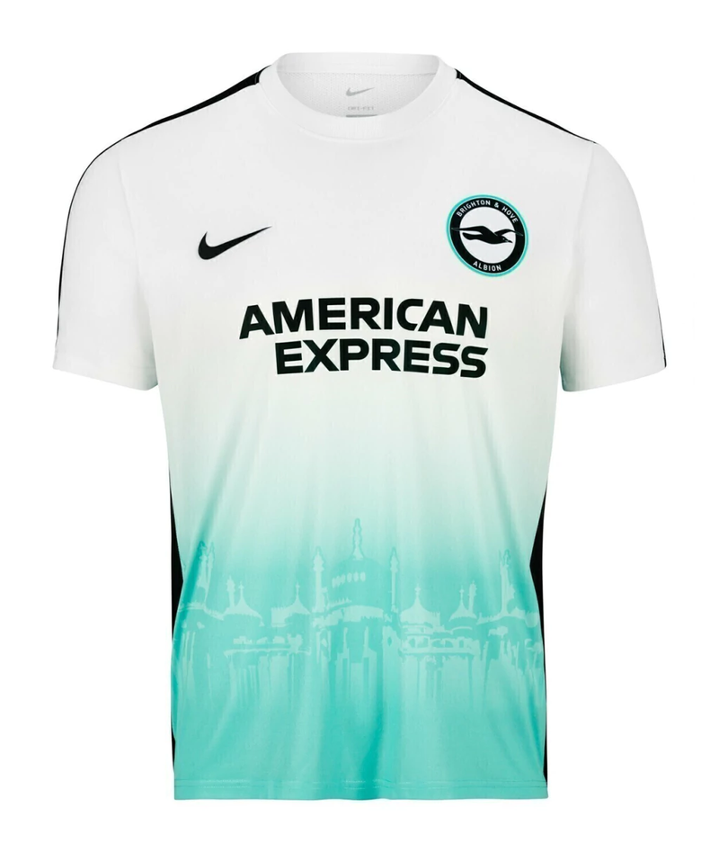 Camisa Brighton Europa League 2023 - Branca