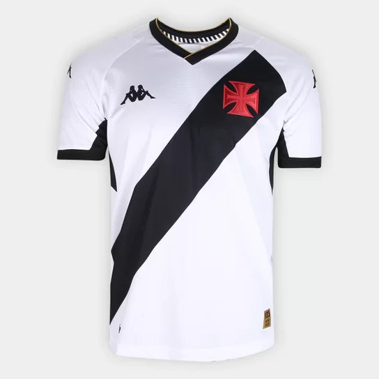 Camisa Vasco I 23/24 Kappa - Branco com listra Preta